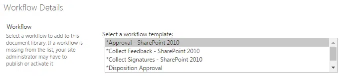 how to create workflow in sharepoint