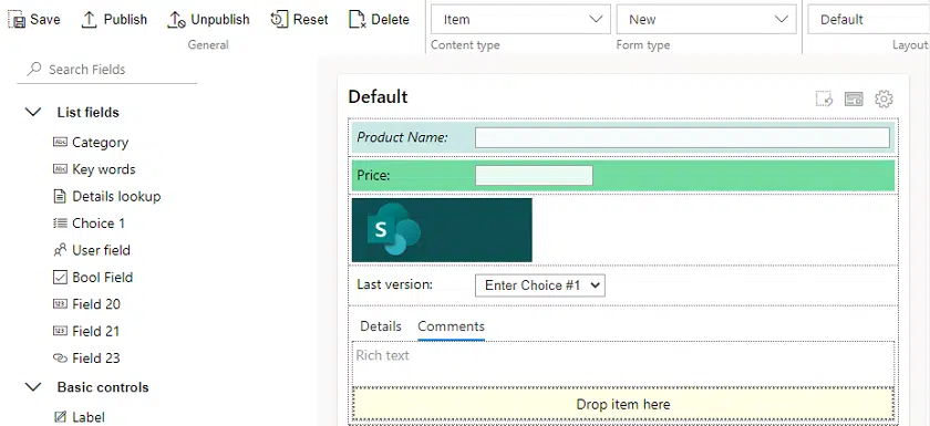 how to create a form in sharepoint 2013