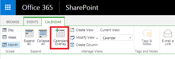 How to Overlay Office 365 Multiple Calendars