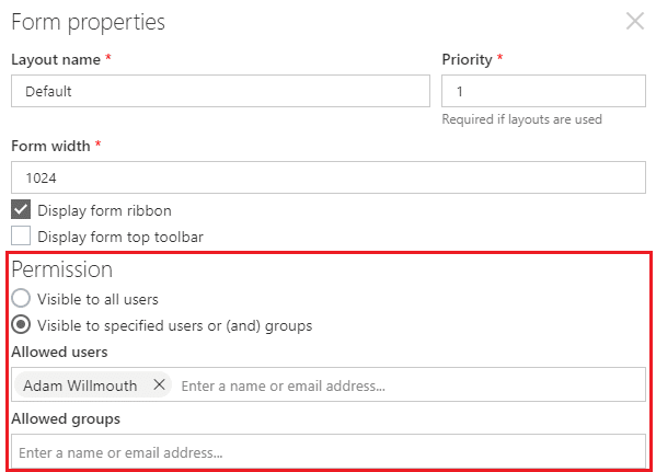 SharePoint Forms Designer permissions