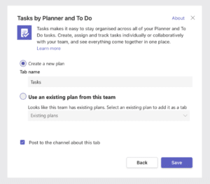 Tasks by Planner and To Do setting up