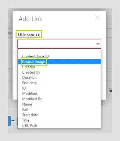 Choose title source
