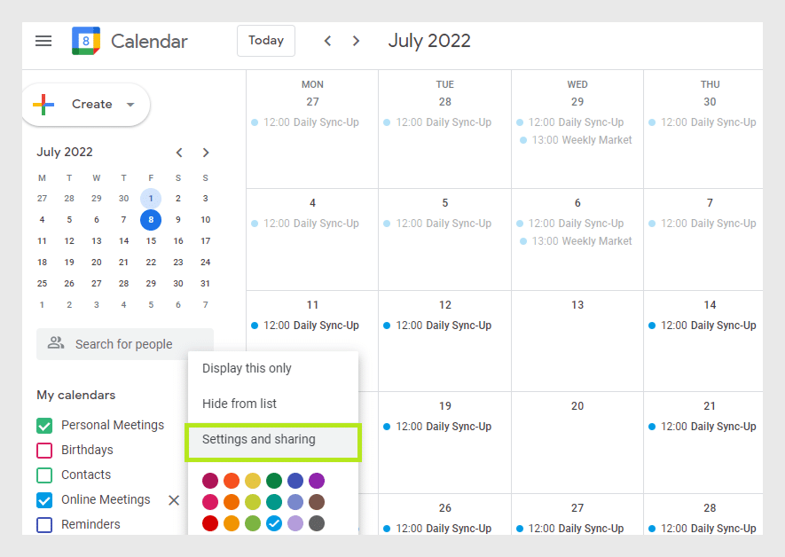 Virto Calendar App Use iCal Feeds for Your Calendar