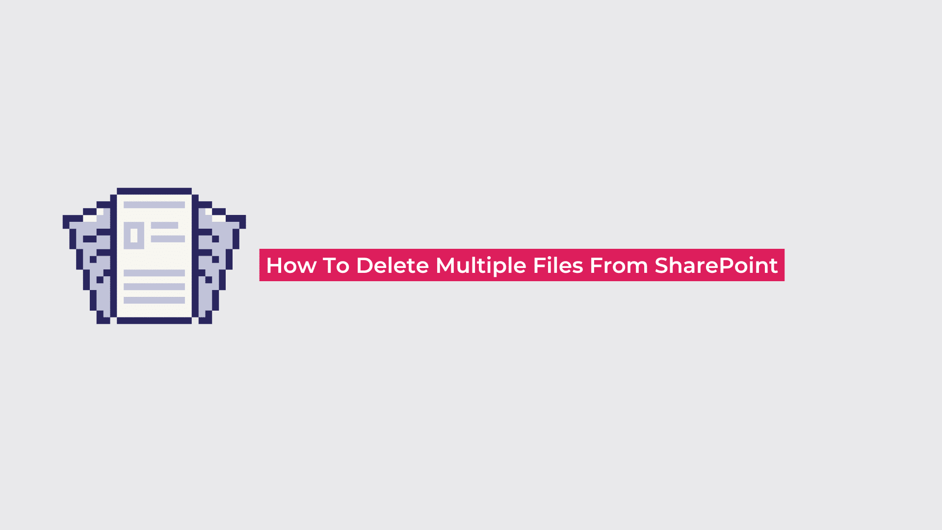 delete sharepoint files