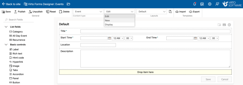 creating forms in sharepoint