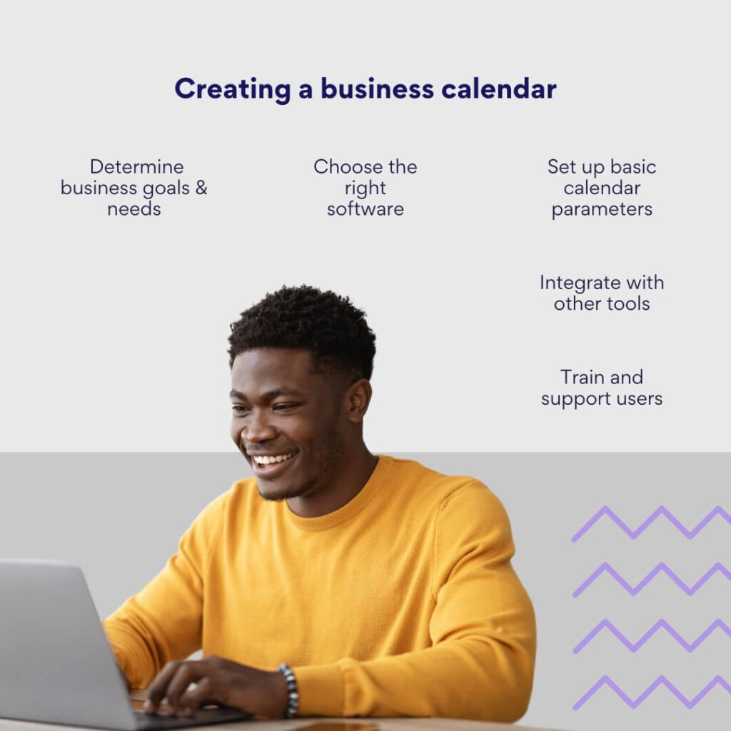creating a business calendar - step by step guide