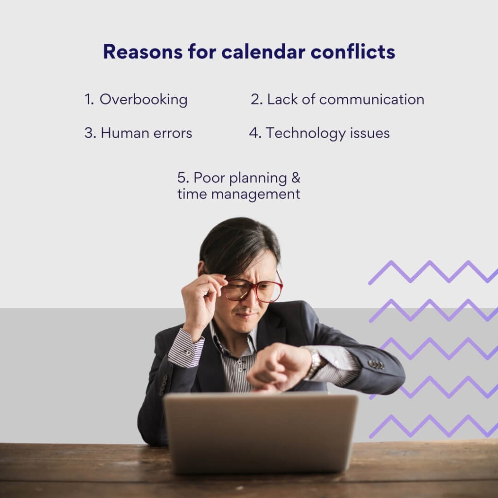 Causes of calendar conflicts