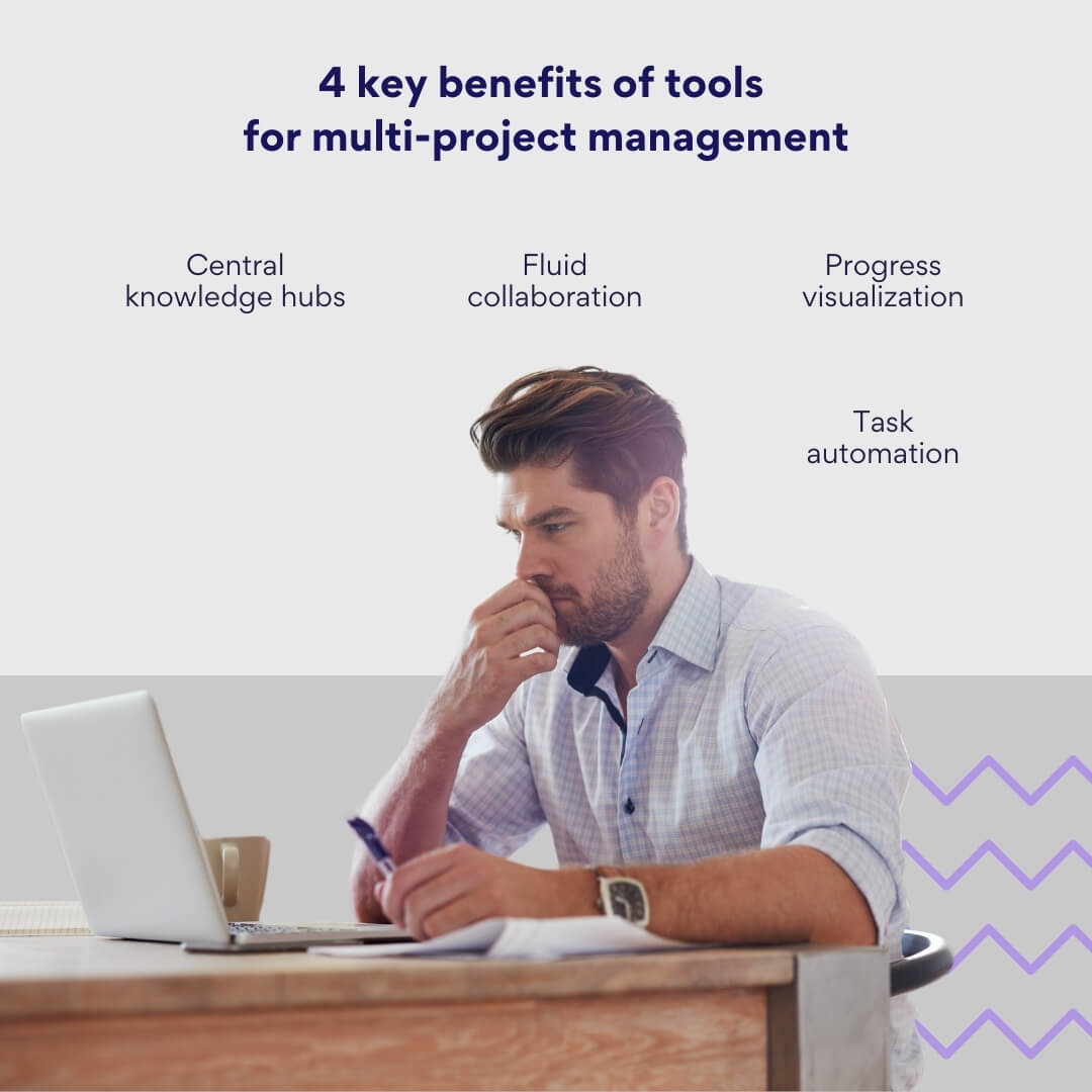 four key benefits of tools for multi-project management
