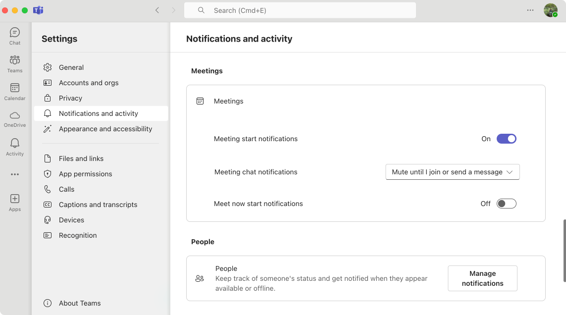 Pic. 10. Accessing notifications from your profile settings. 