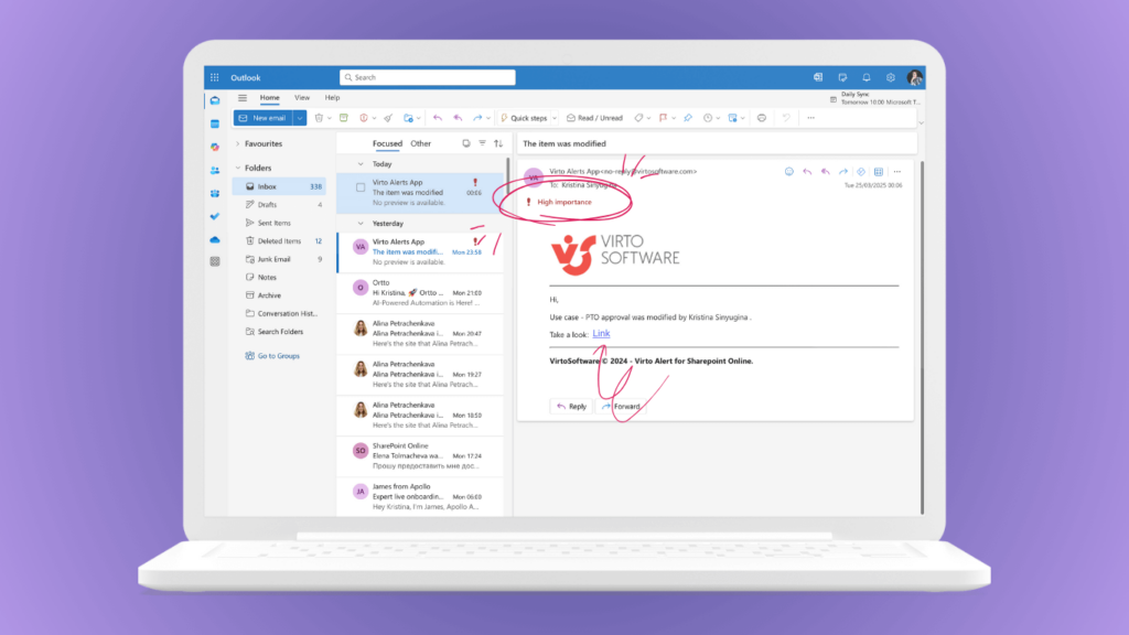 Virto Alerts & Reminder App sample