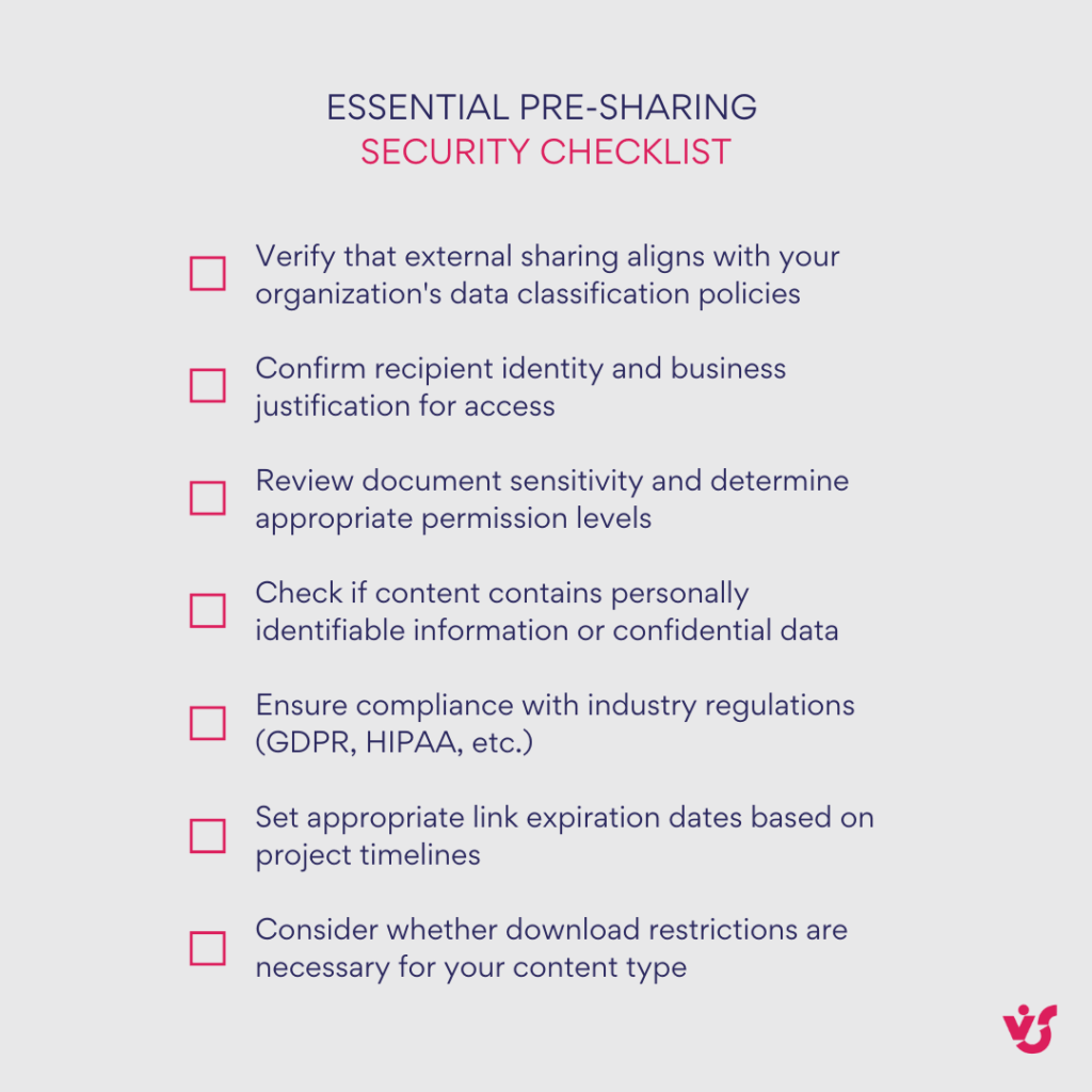 Essential Pre-Sharing Security Checklist