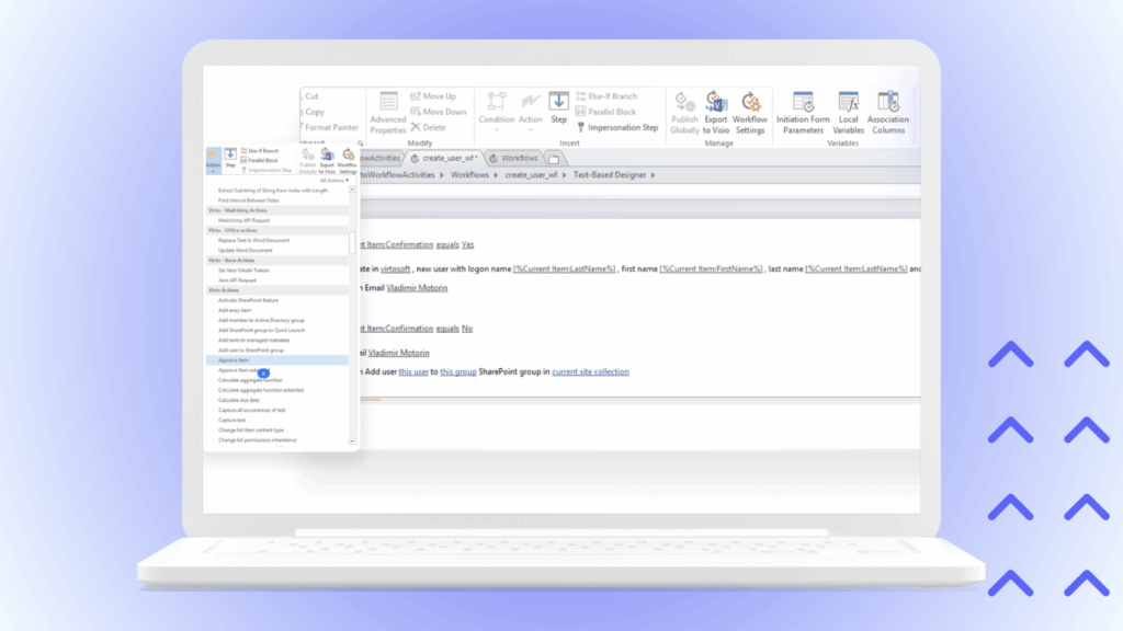 Virto Workflow Automation Web Part