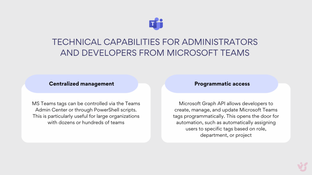 Technical Capabilities for Administrators  and Developers from Microsoft Teams