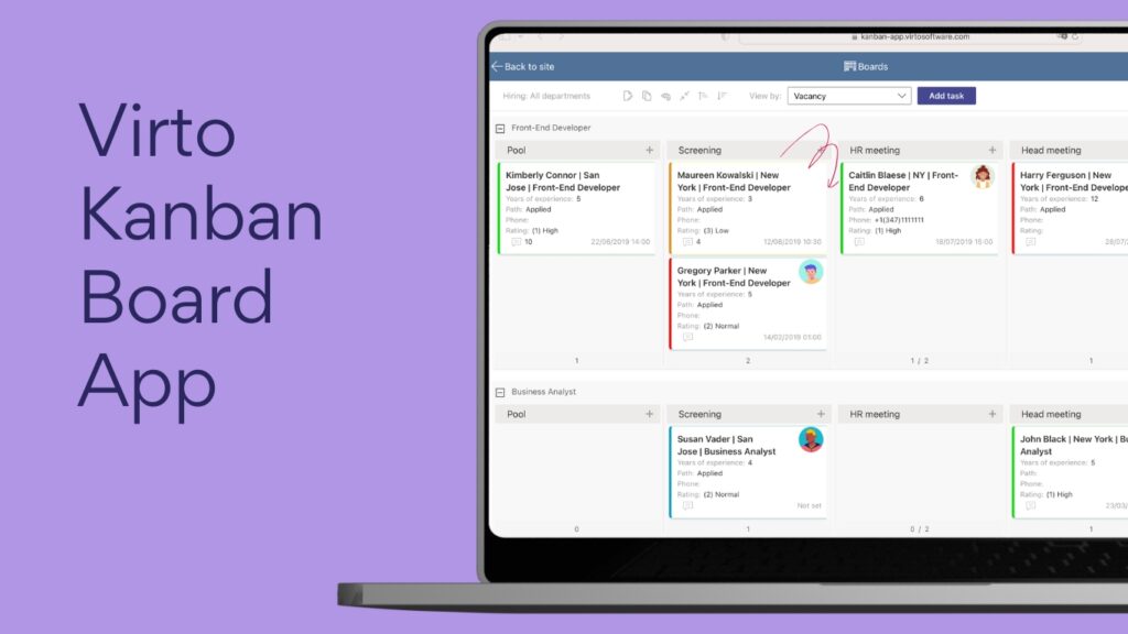 Virto Kanban Board App for M365