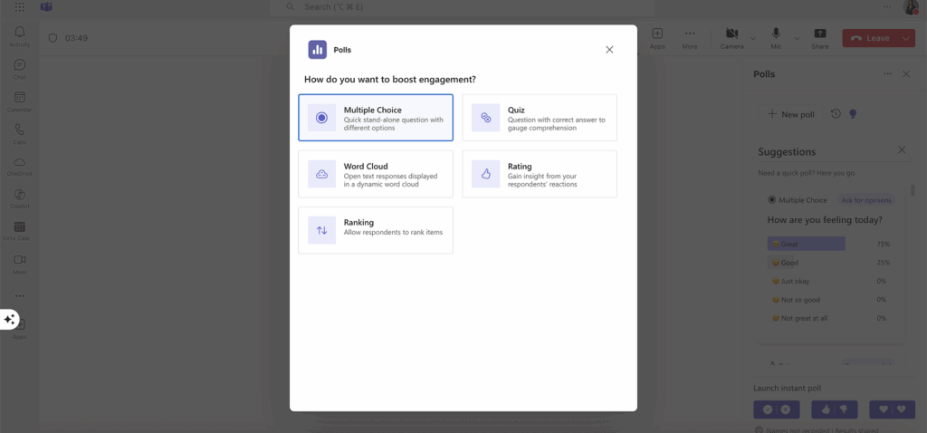 Choosing your poll format