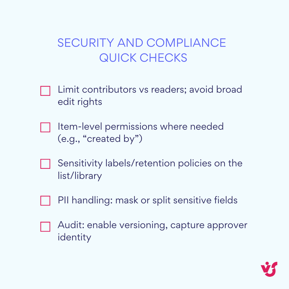 Security and compliance quick checks