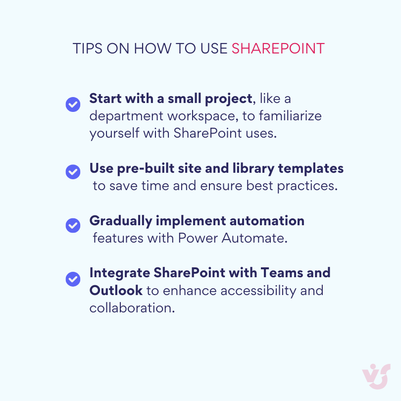 Tips on how to use SharePoint